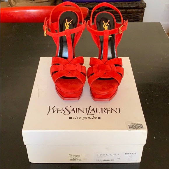 Yves Saint Laurent Shoes - Brand New Saint Laurent Tribute 105 Sandals